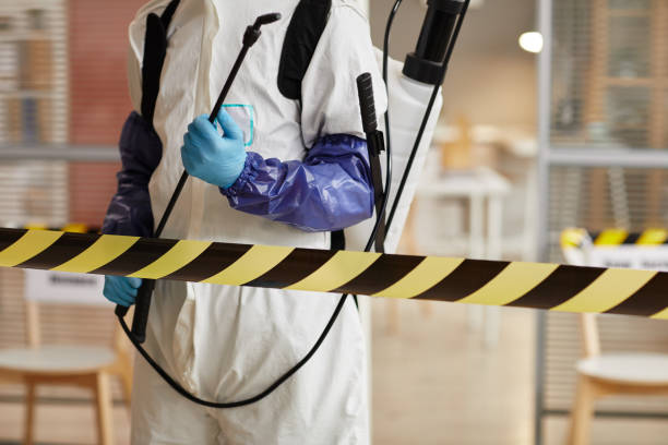 Professional Biohazard Cleanup technician working in Highland, UT